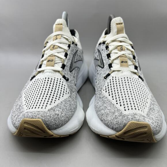 Brooks Glycerin Stealthfit 20 Running Shoes Women Size 9 White Gray Low Sneakers - Picture 2 of 9